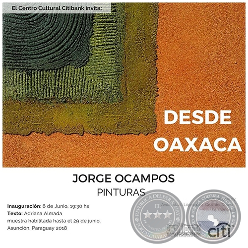 Desde Oaxaca - Pinturas de Jorge Ocampos - Mircoles, 06 Junio de 2018